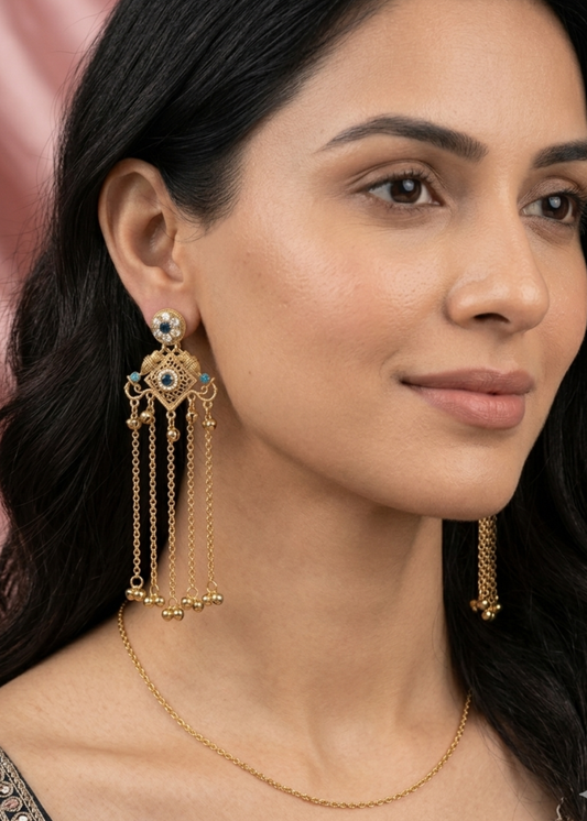 Meher Noor Kashmiri Chandbaali Earrings