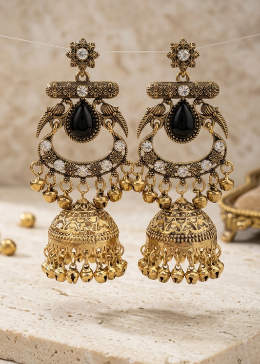 Noor-e-Sham Kashmiri Jhumkas