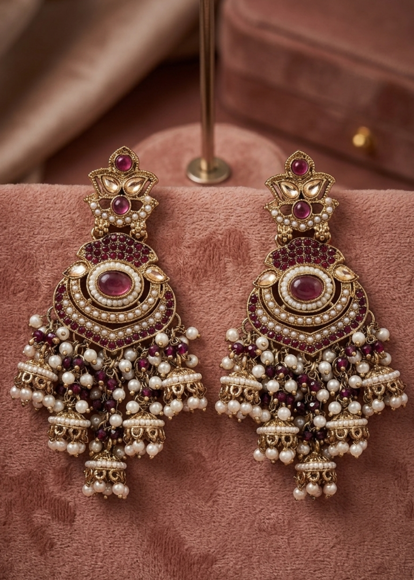 Rang Mahal Chandbali Jhumkis