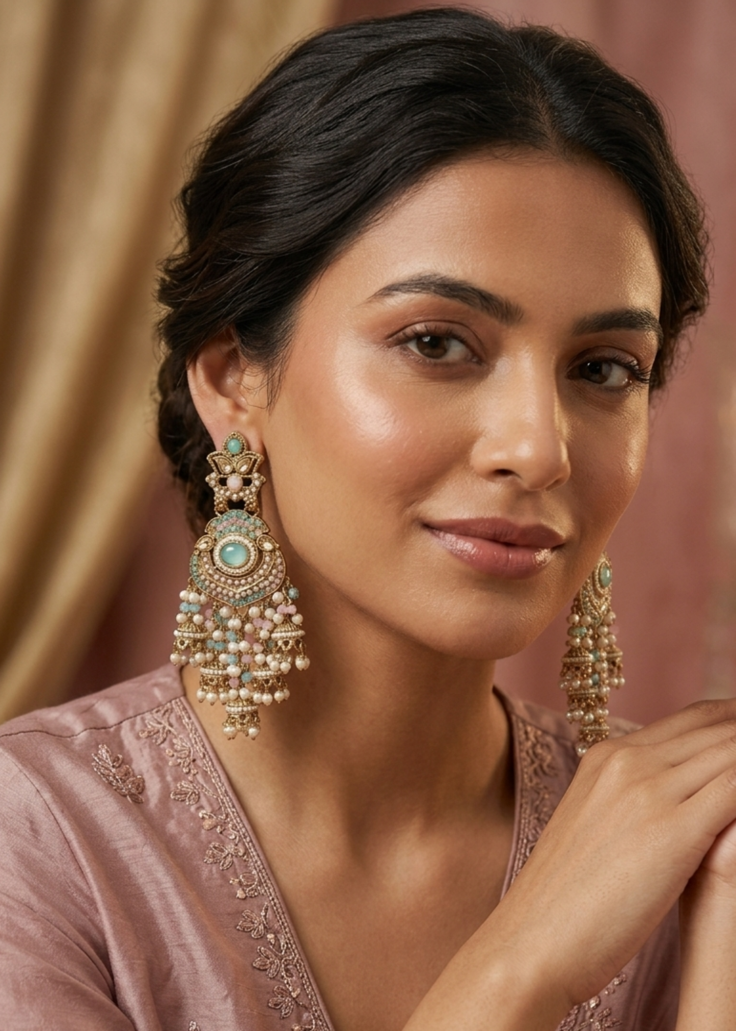 Meher Tara Chand Jhumkis
